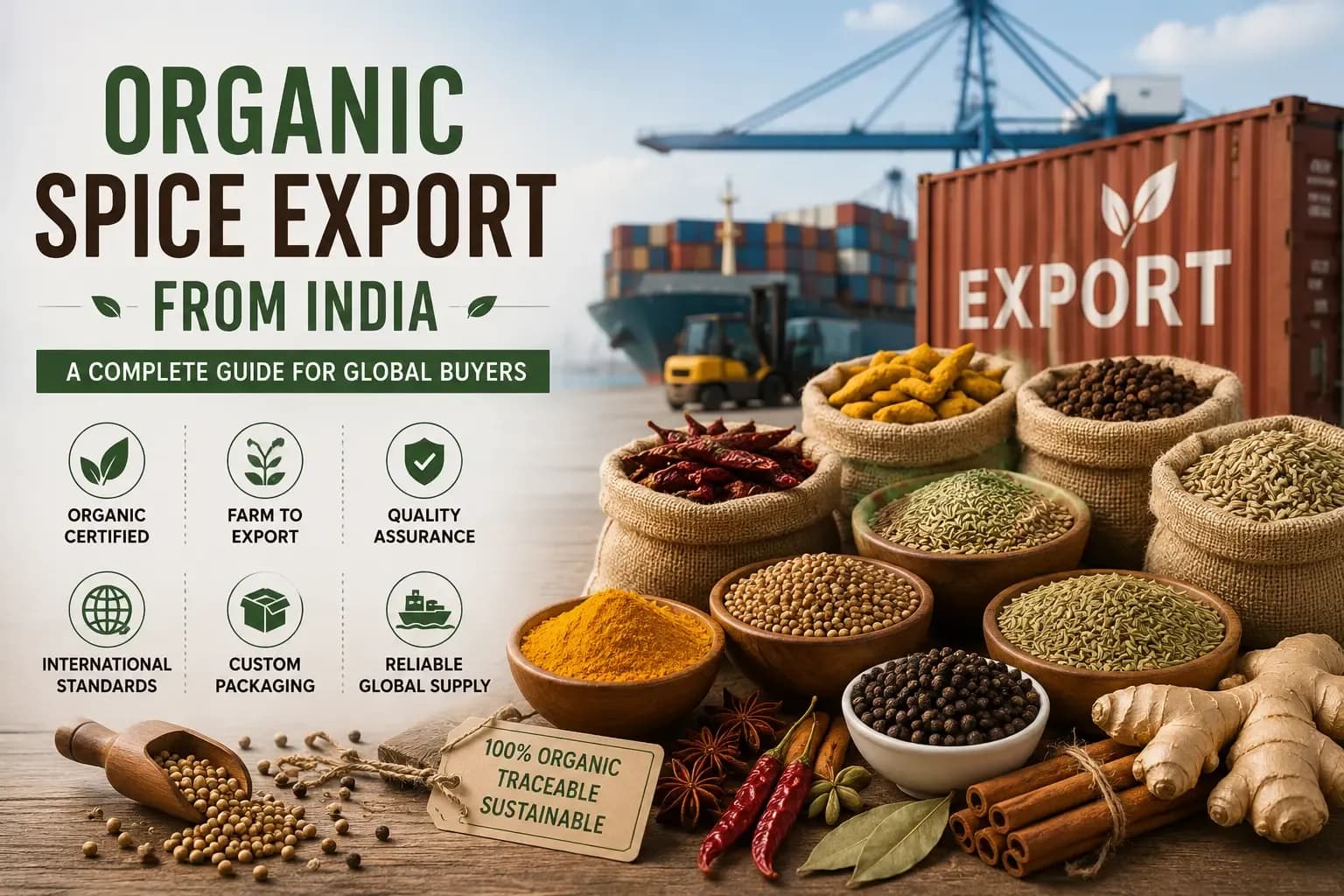 Organic Spice Export from India